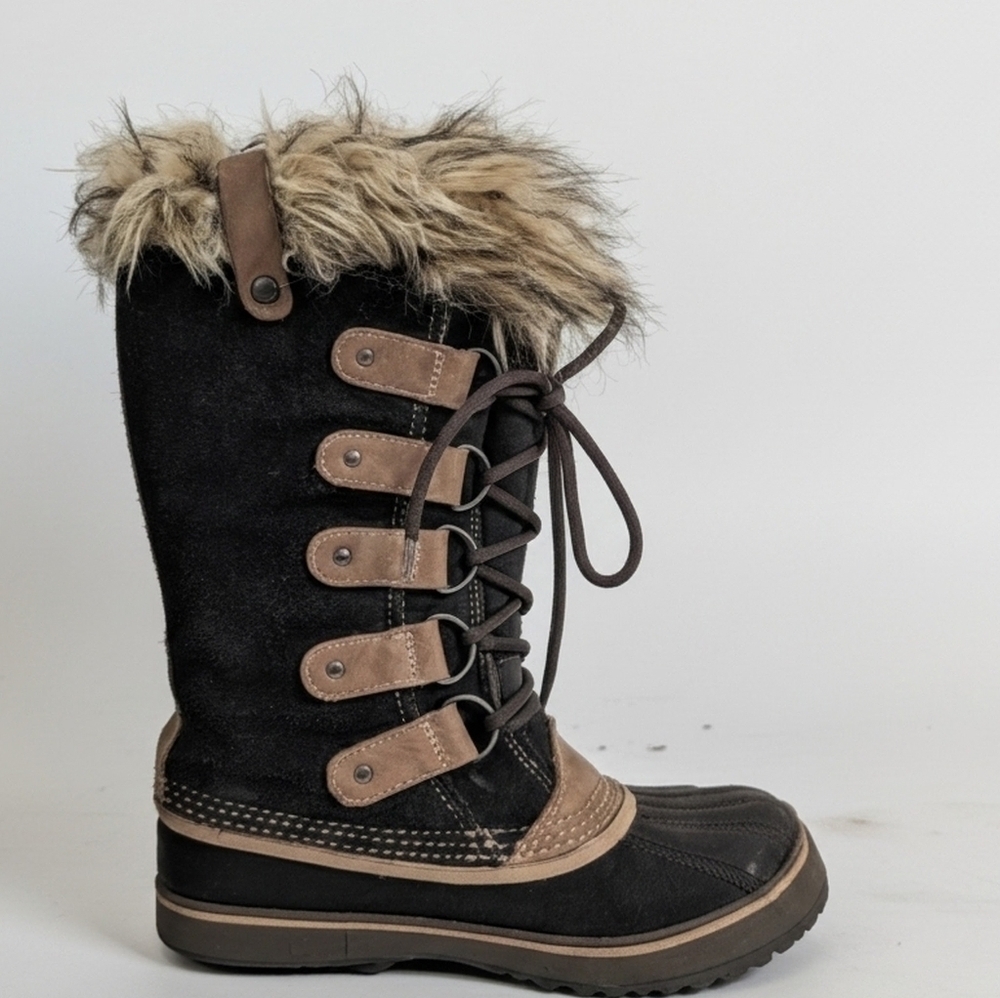 Faux Fur Trim Winter Boots - Picture 6 of 12